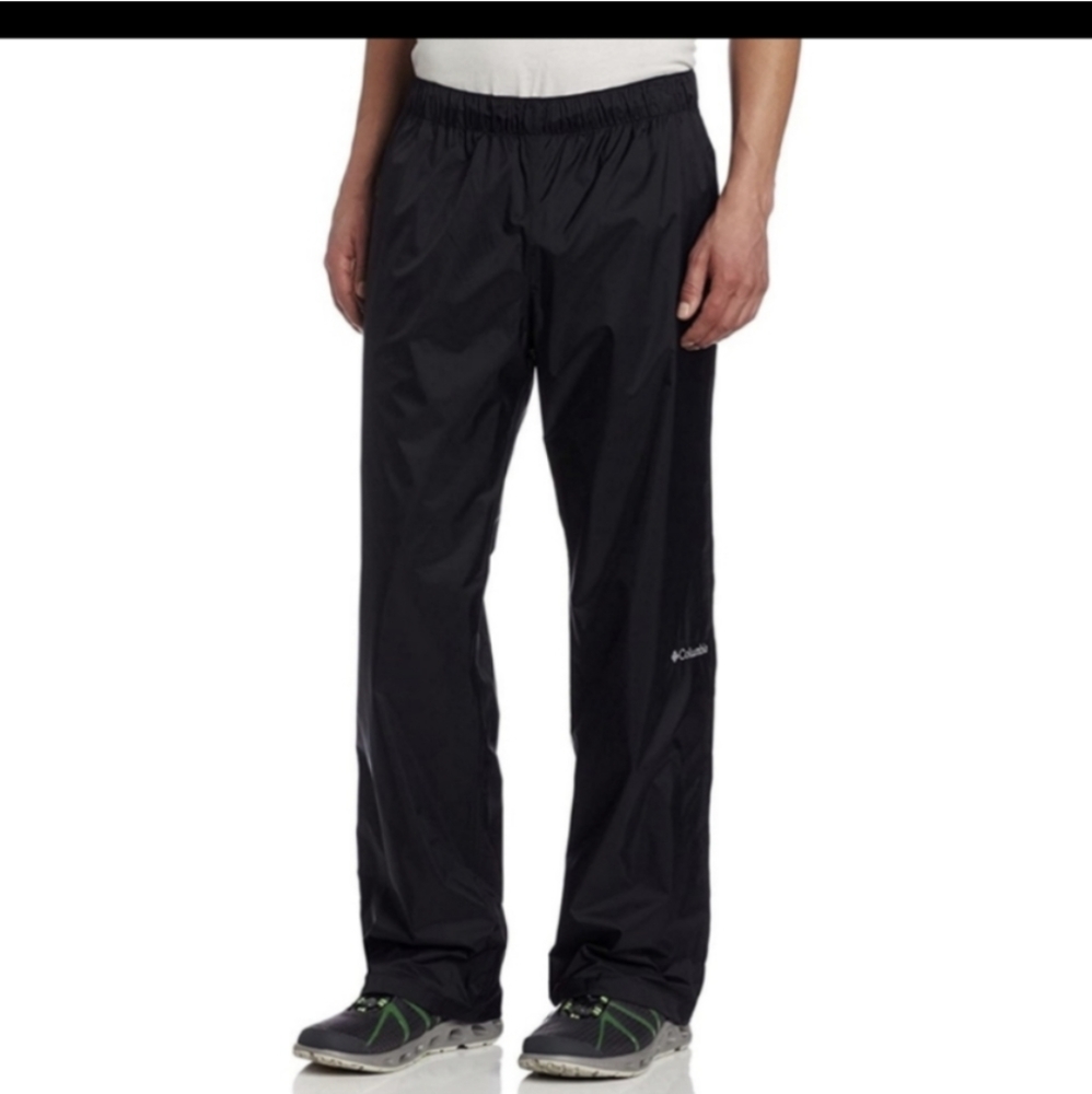 Like new COLUMBIA Men's Omni-Tech Nylon Waterproof Breathable Rain Pants